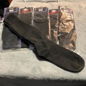Unisex Athletic Knee High Socks by Xiong Bang Black Size Large